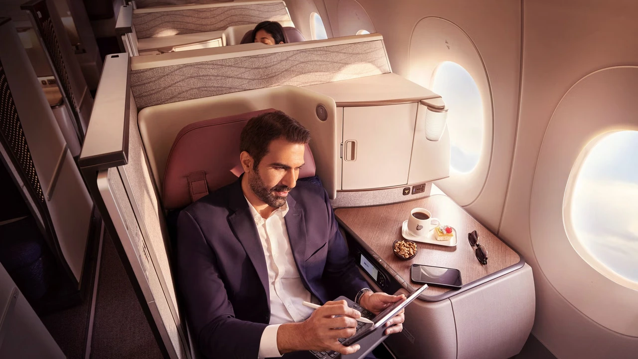 Air India business class seat