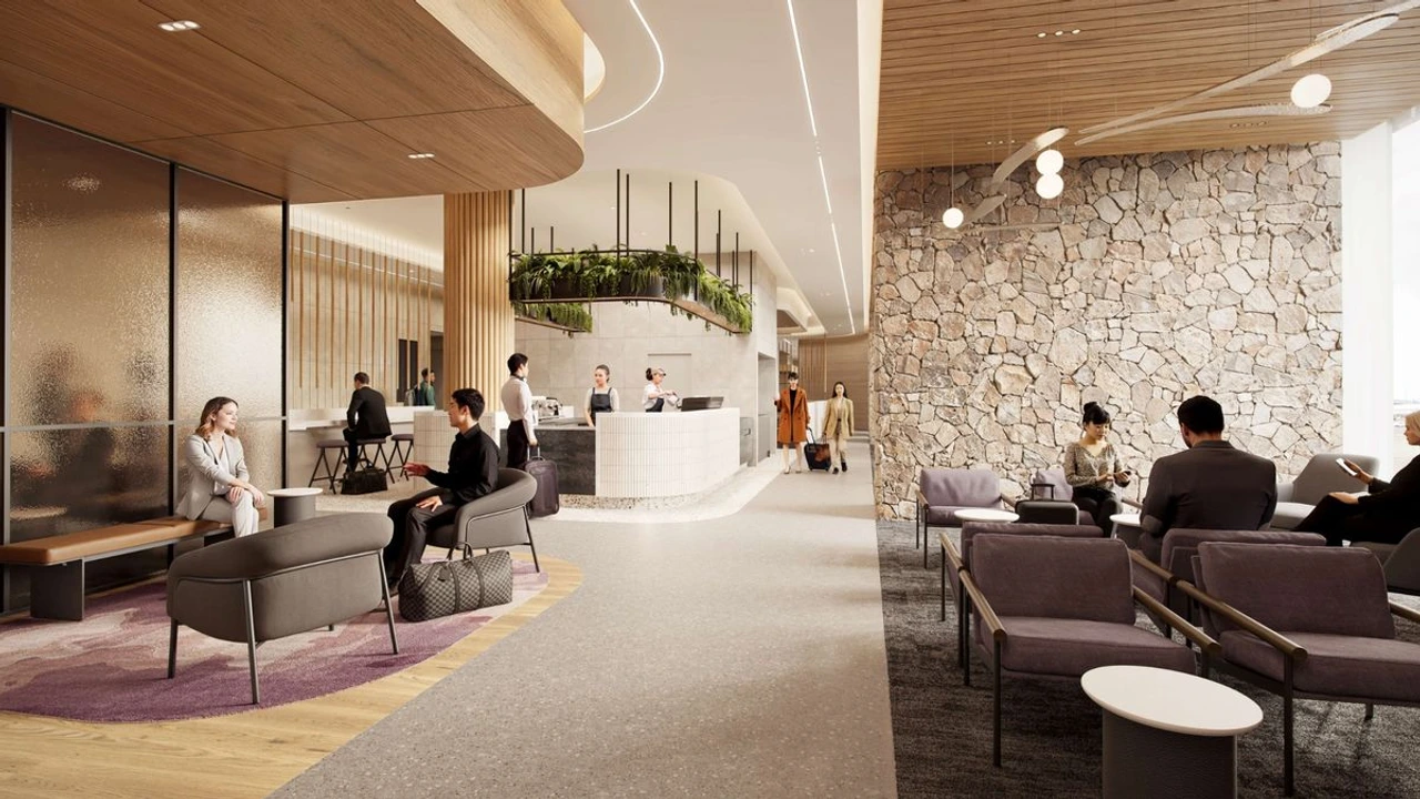 Air New Zealand business class lounge