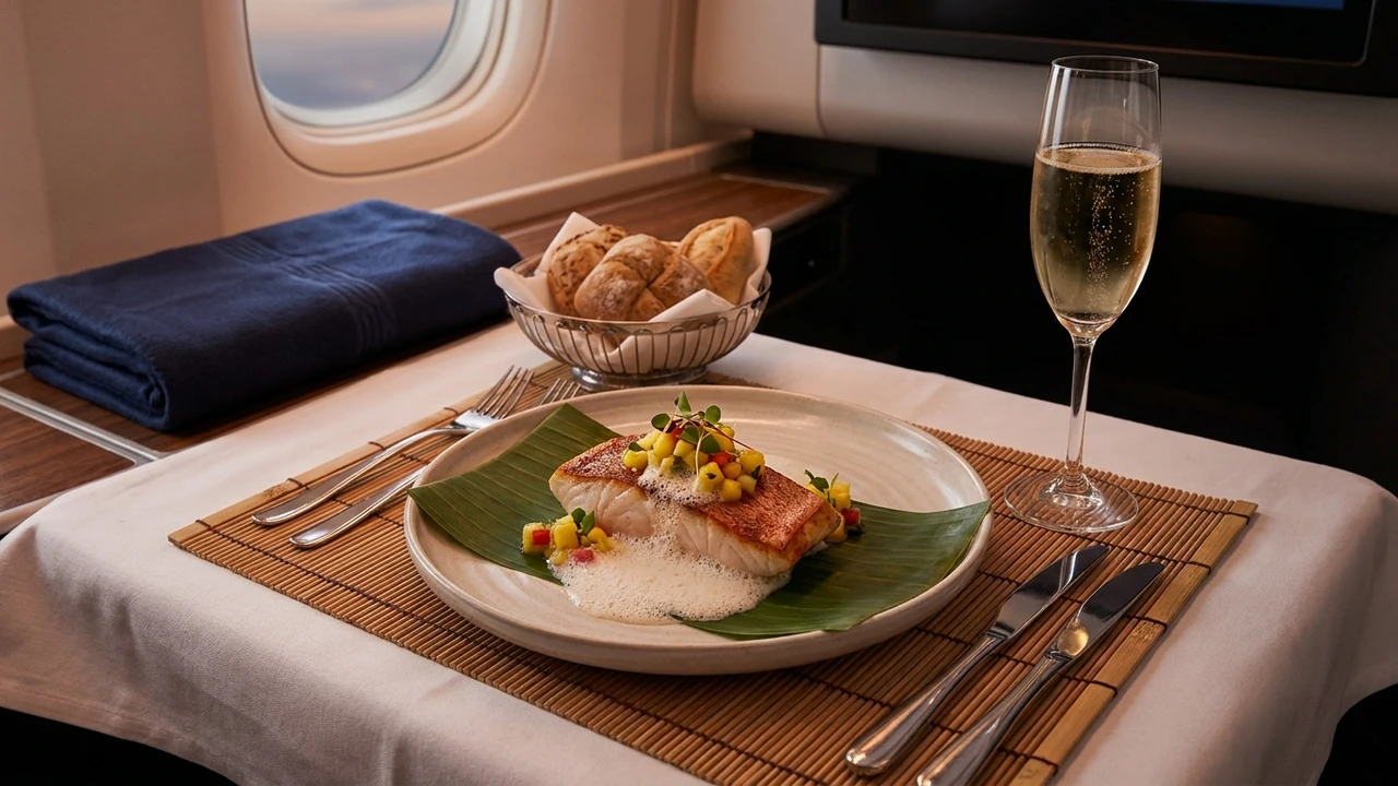 Aircalin business class cabin