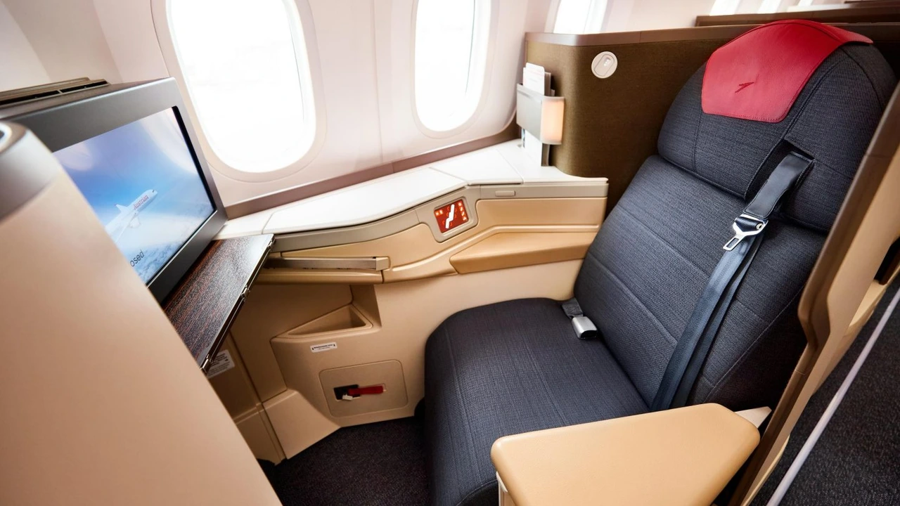 Austrian Airlines business class seat