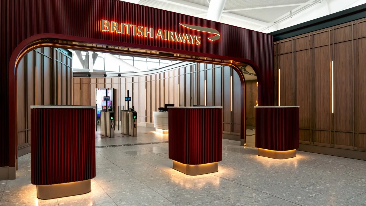 British Airways business class lounge