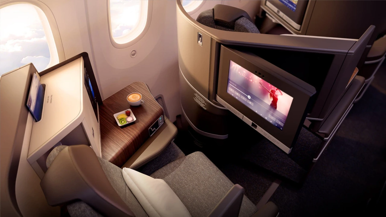 El Al Israel Airlines business class seat