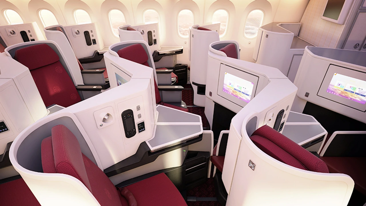 Hainan Airlines business class seat