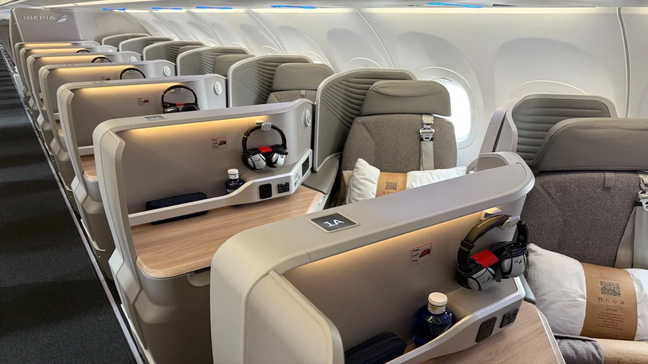 Iberia business class seat