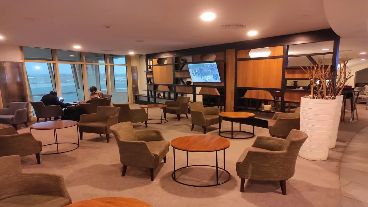 Kenya Airways business class lounge
