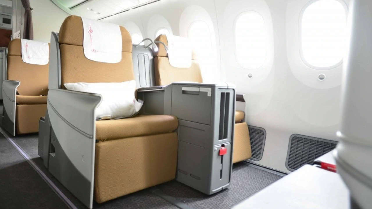 Kenya Airways business class seat