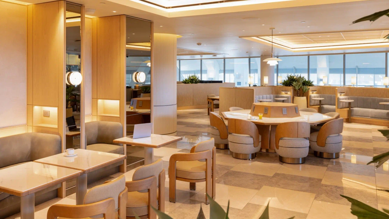 Korean Air business class lounge