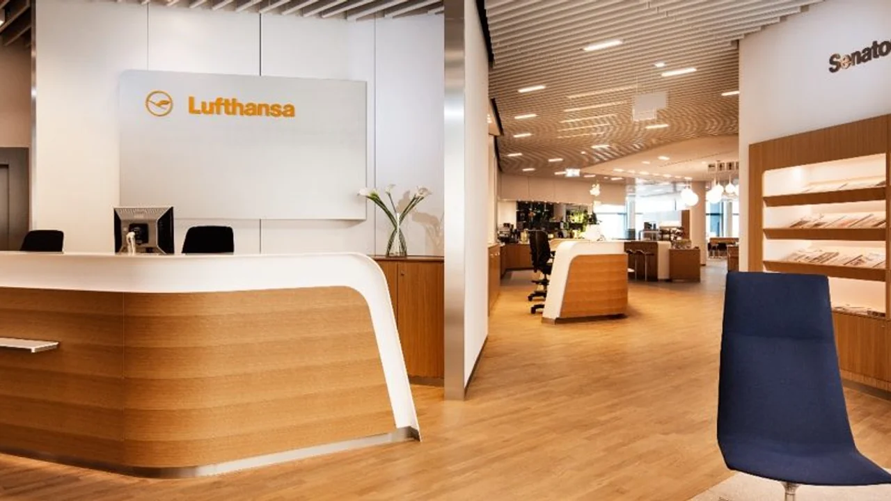 Lufthansa business class lounge
