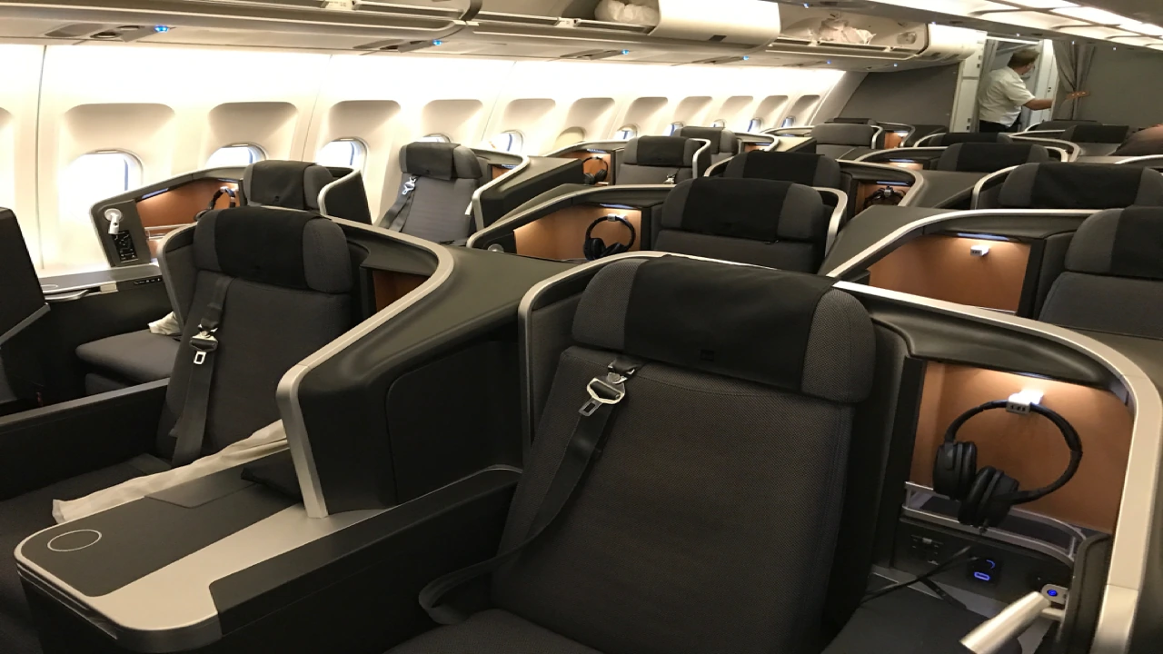 SAS Scandinavian Airlines business class seat