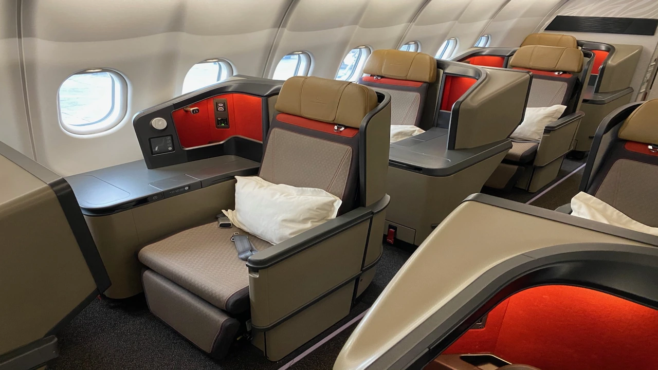 South African Airways business class seat