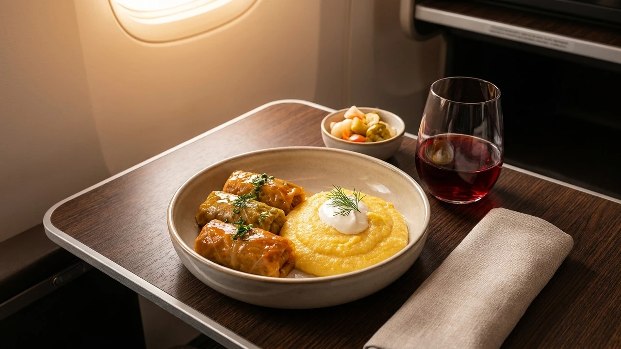 TAROM business class cabin