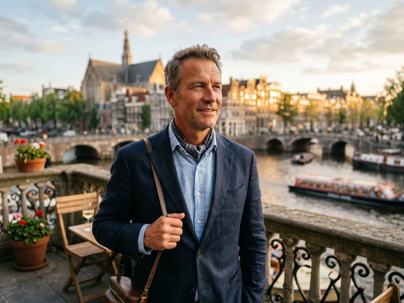 Business class flight from Tulsa to Amsterdam
