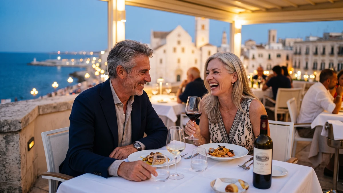 Business class flights to Bari - premium experience