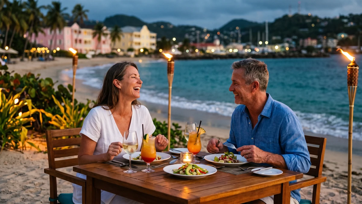 Business class flights to Castries - premium experience
