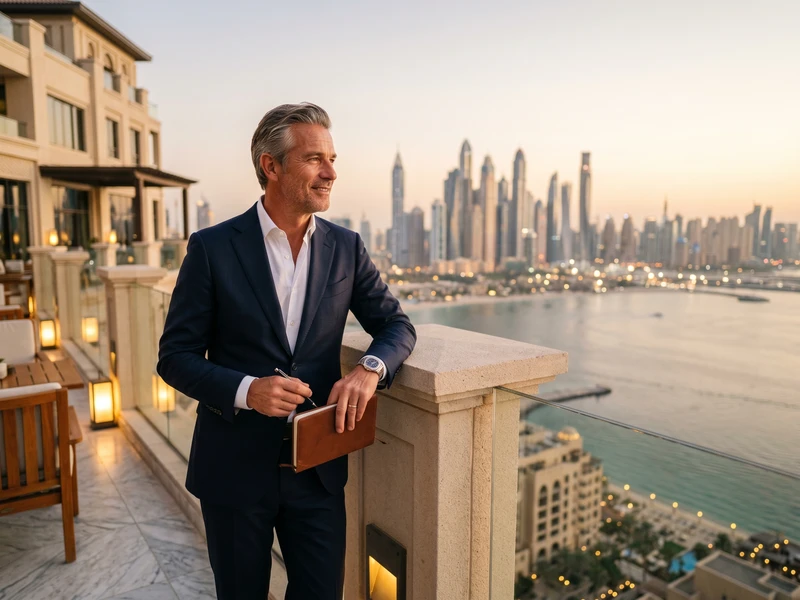 Business class flight from Phoenix to Dubai