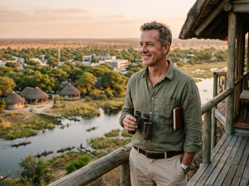 Business class flights to Maun