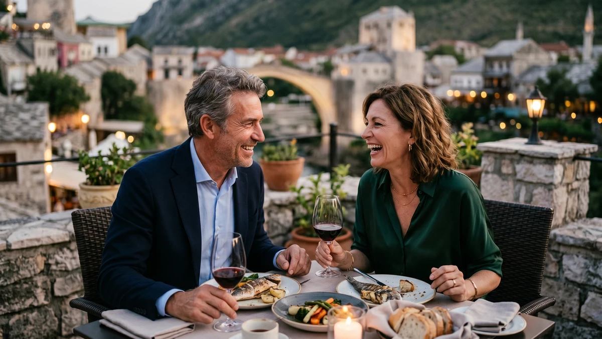 Business class flights to Mostar - premium experience