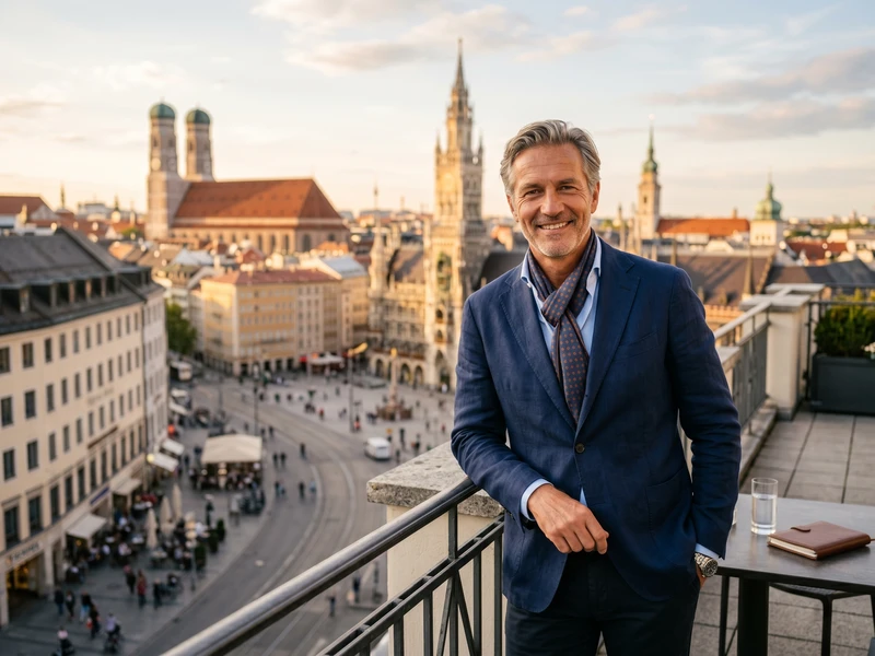 Business class flight from Omaha to Munich