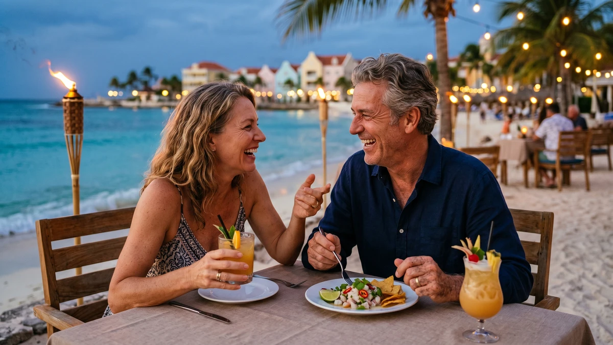 Business class flights to Oranjestad - premium experience