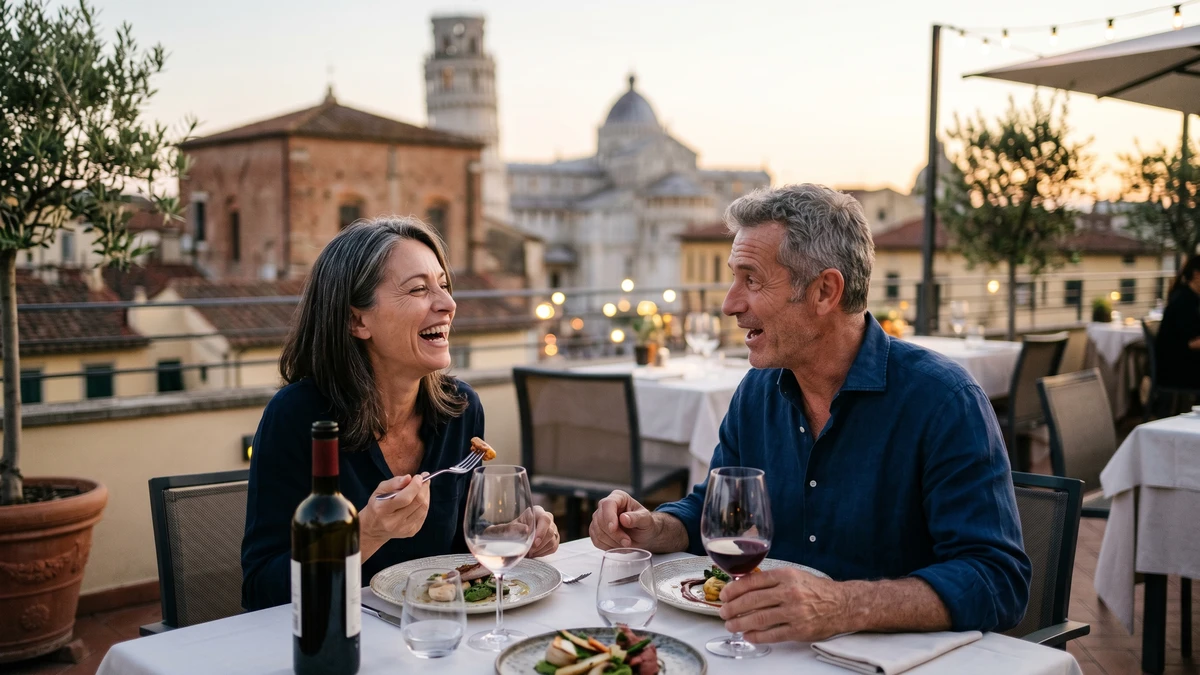 Business class flights to Pisa - premium experience