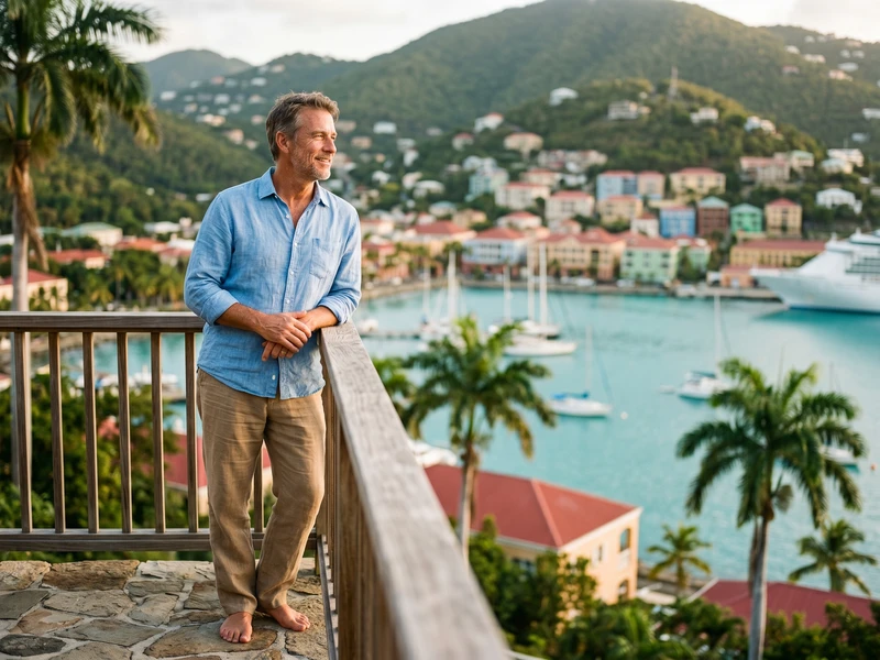 Business class flights to St. Thomas