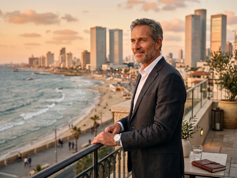 Business class flight from Phoenix to Tel Aviv