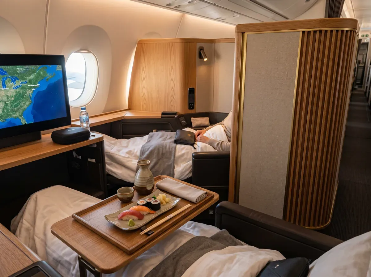 Business class to South Asia - premium experience