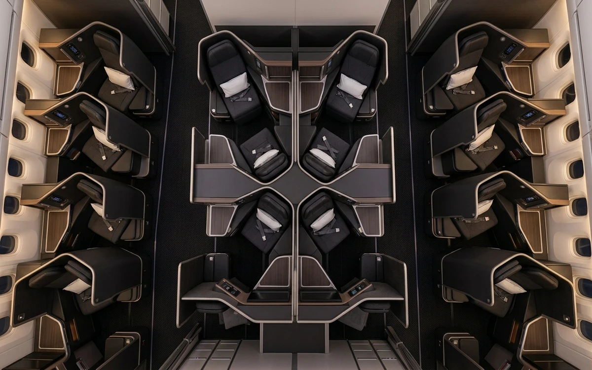 Business Class Seat Types Explained: Herringbone, Staggered & Suites