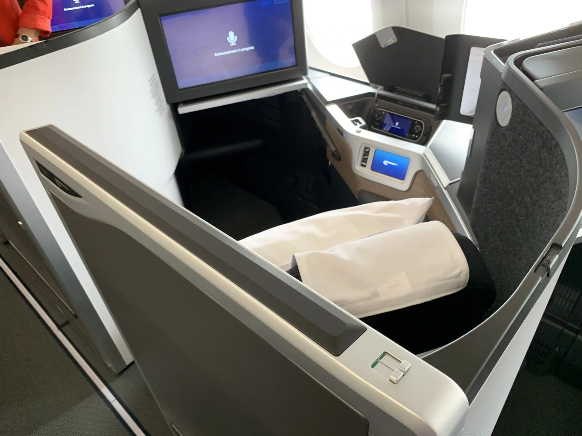 The Club Suite finally gives British Airways passengers a fully enclosed, private space.