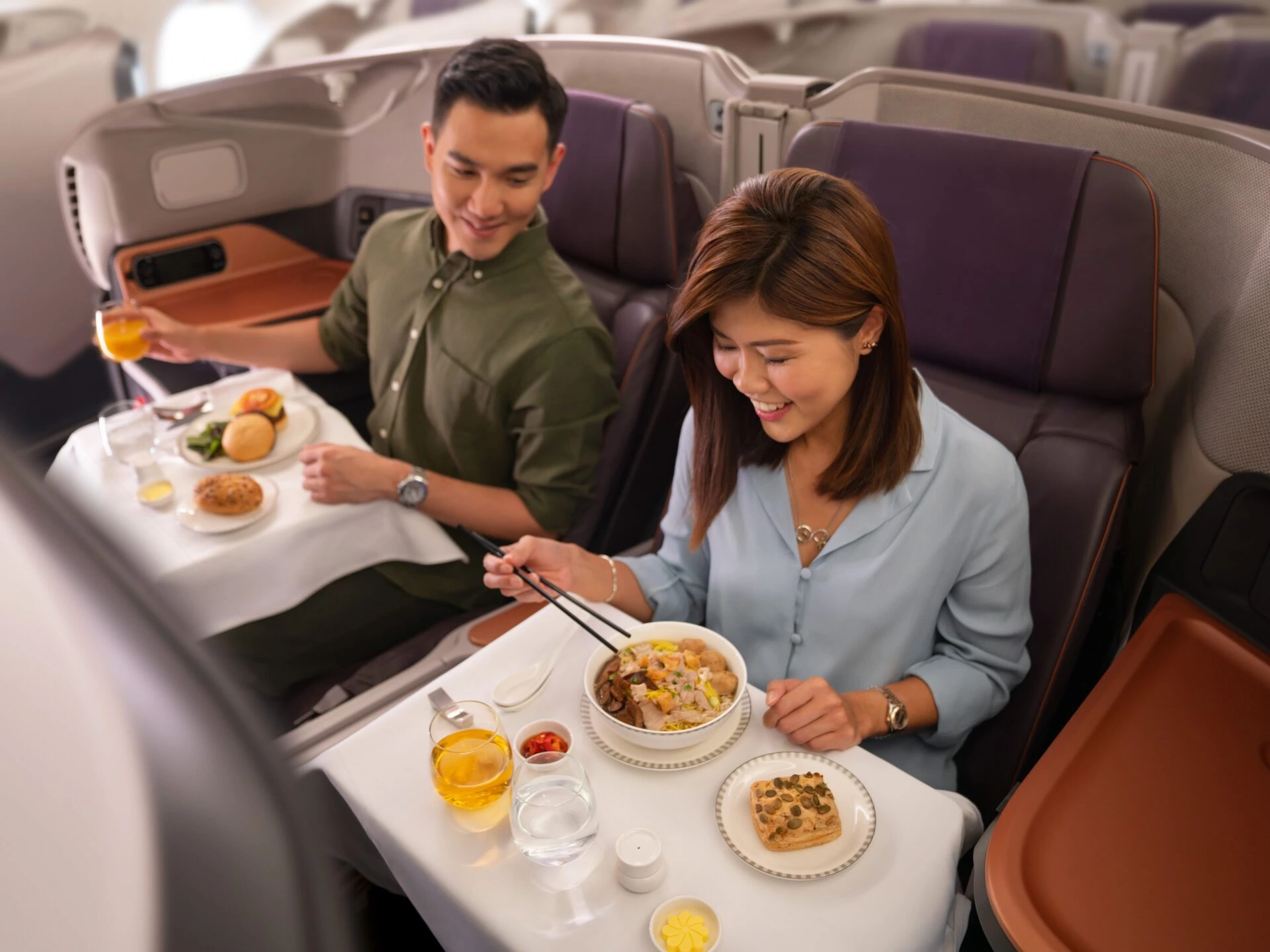 With programs like Book the Cook, top-tier business class dining rivals first class.