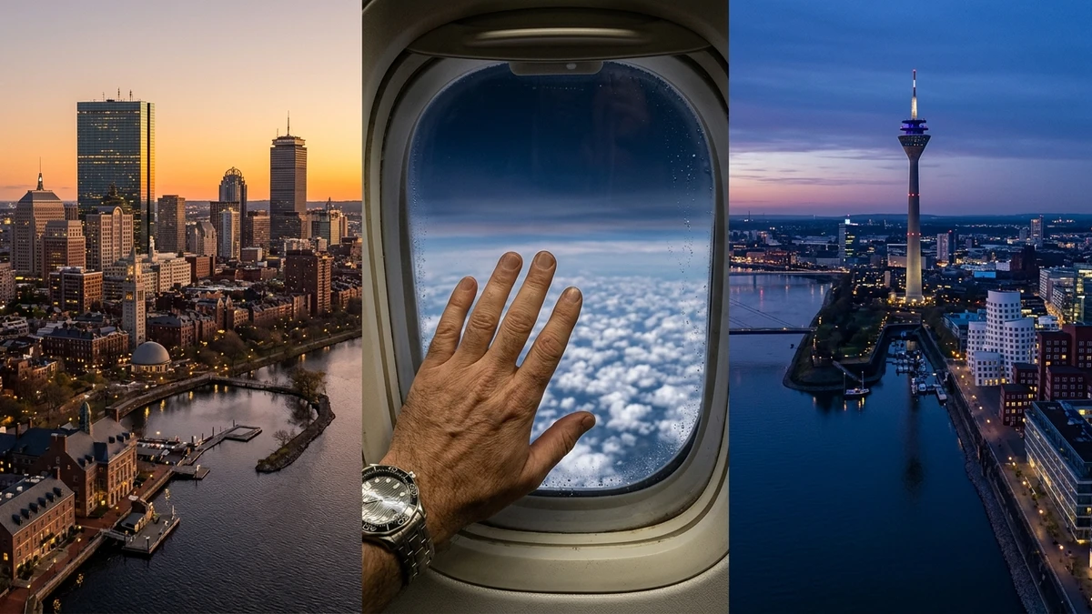 Business class flights from Boston to Dusseldorf