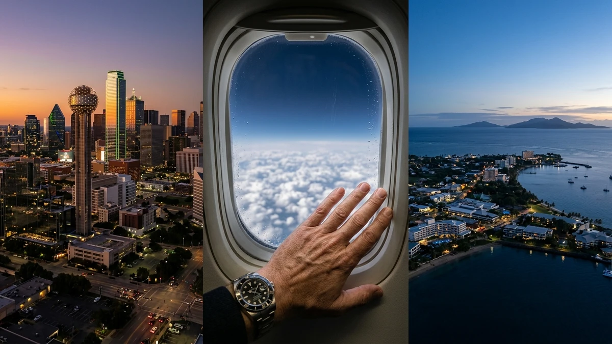 Dallas to Fiji