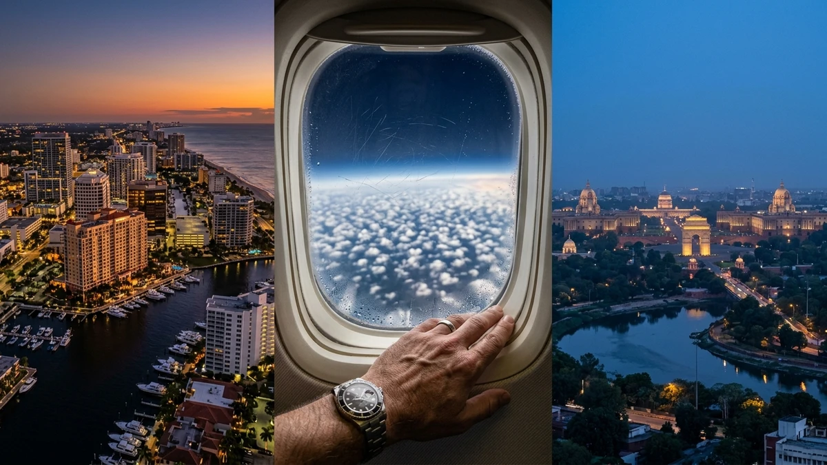 Business class flights from Fort Lauderdale to Delhi