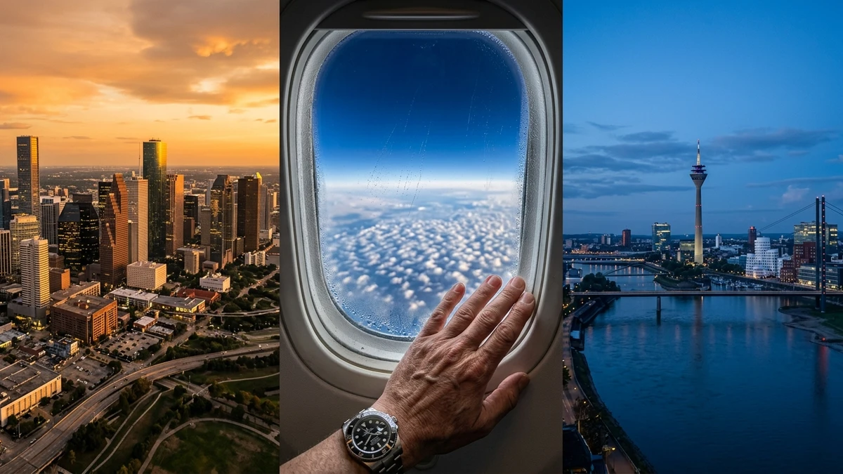Business class flights from Houston to Dusseldorf