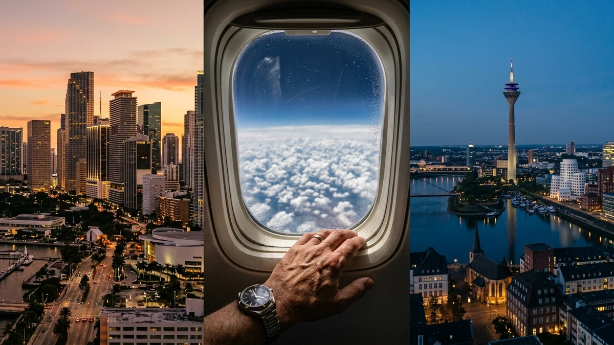 Business class flights from Miami to Dusseldorf