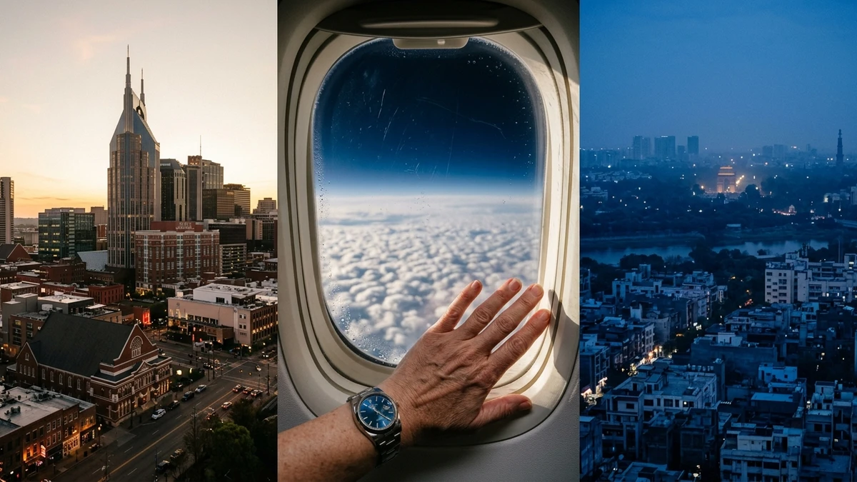 Nashville to Delhi