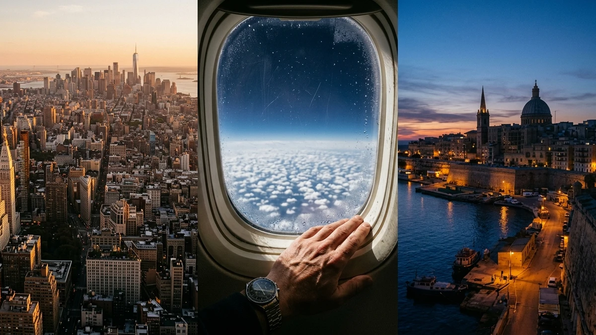 Business class flights from New York to Malta