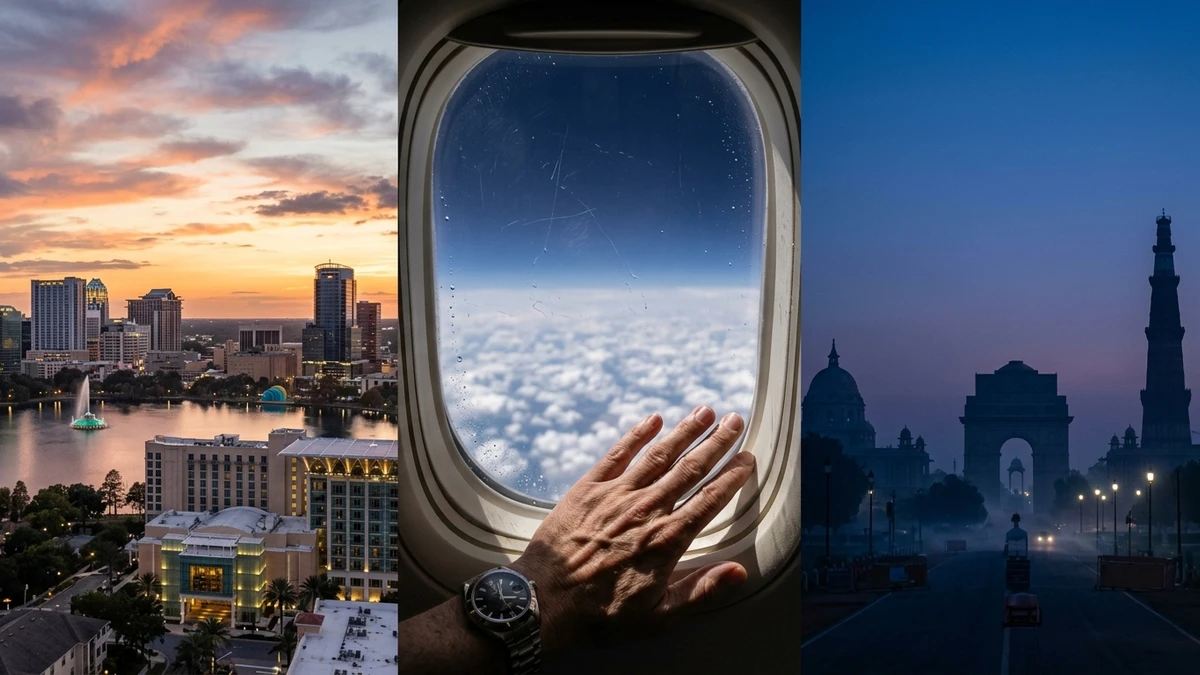 Orlando to Delhi