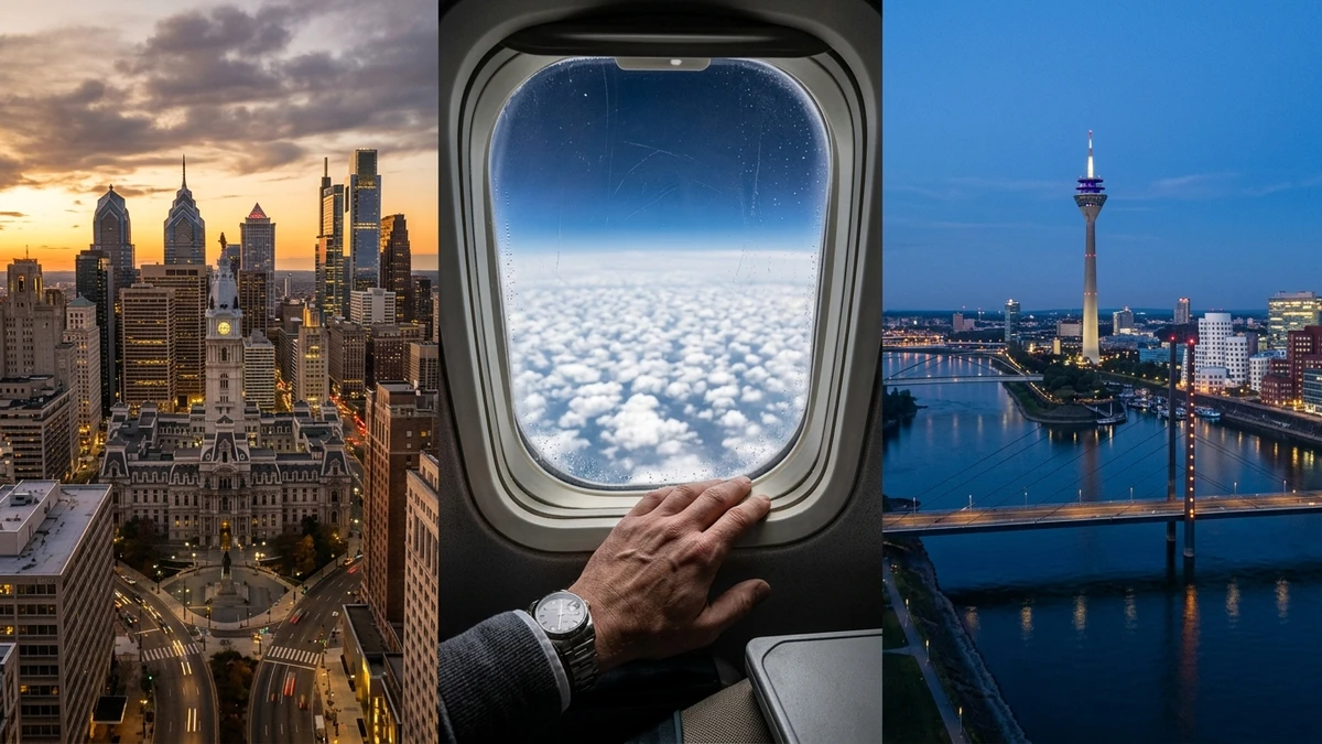 Business class flights from Philadelphia to Dusseldorf
