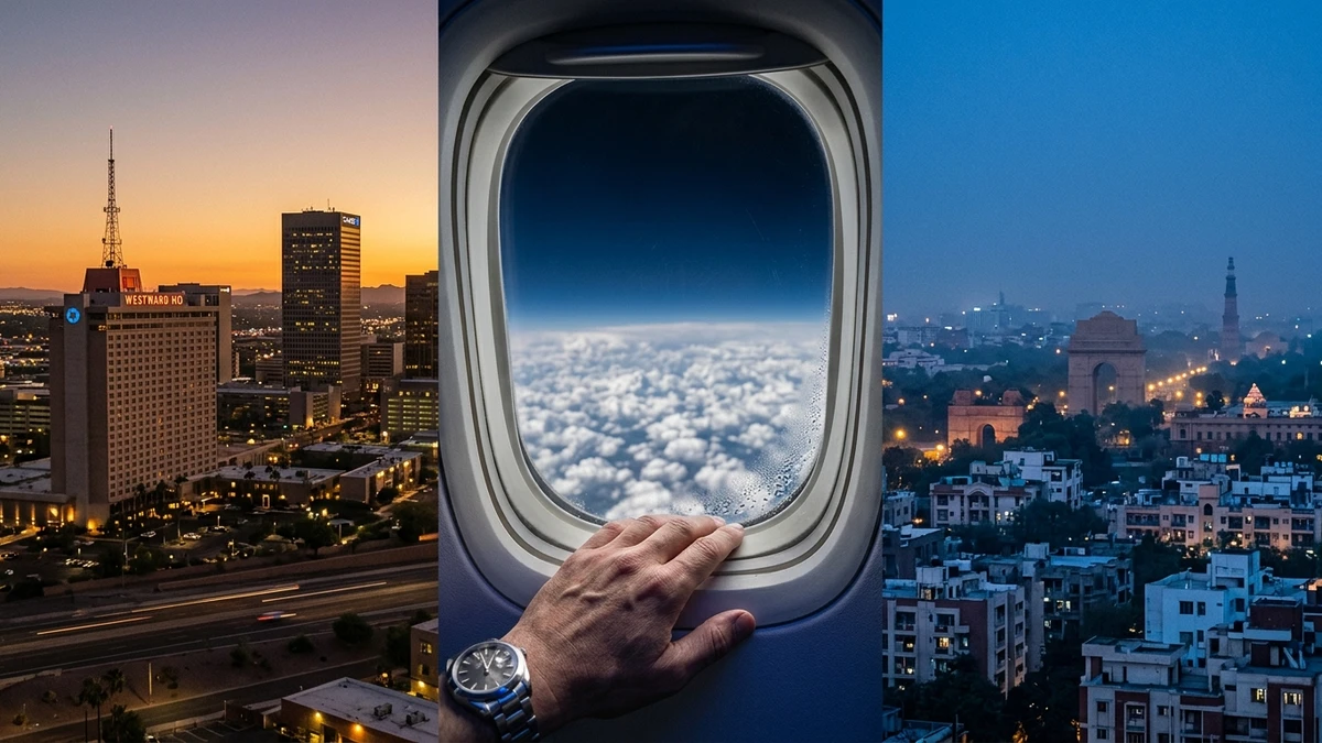 Phoenix to Delhi
